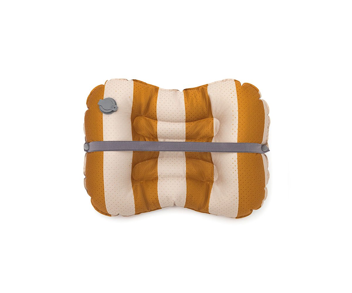 Cojín Reductor inflable para Silla Stripes Nude Mustard