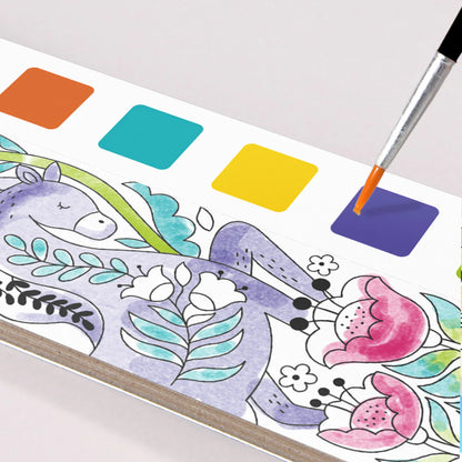 Colorear con acuarelas | Aventura mundial