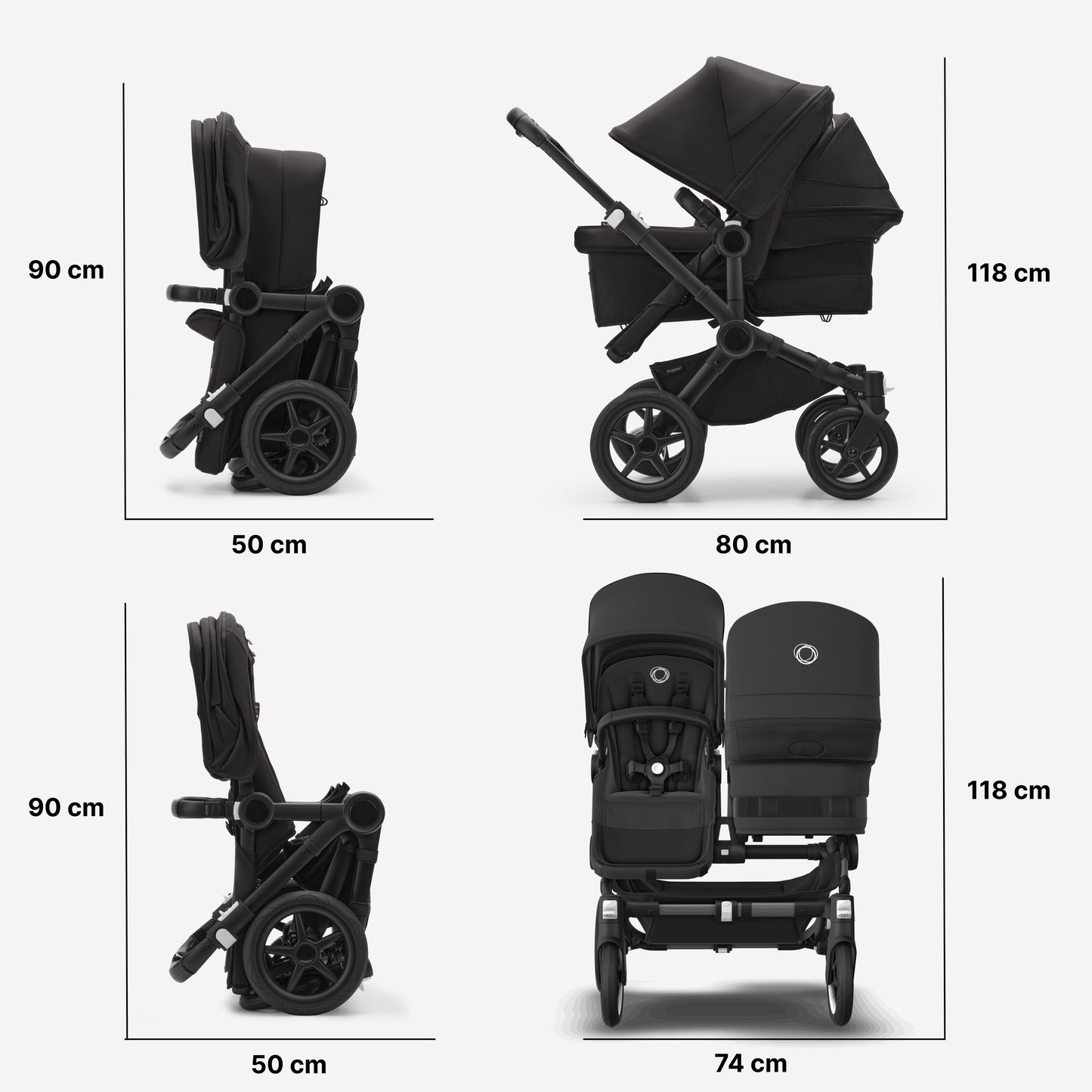 Bugaboo Donkey 5 DÚO | Cochecito completo