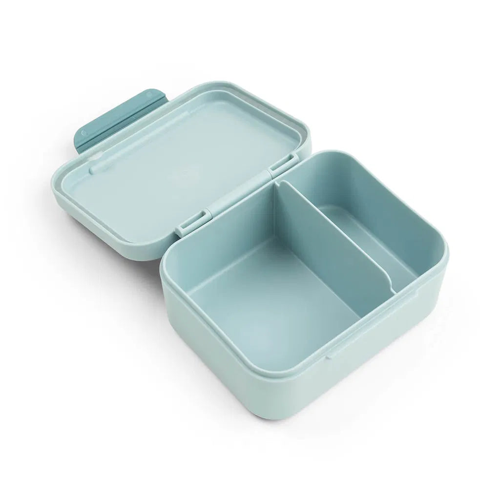 Caja de almuerzo mini con separador | Tiny farm - Azul
