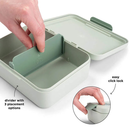 Caja de almuerzo con separador | Playground - Verde
