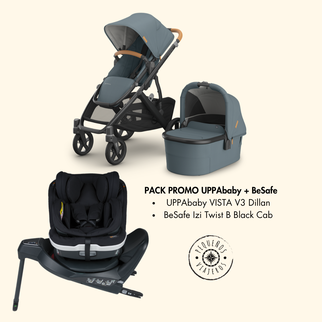 Oferta carrito UPPAbaby VISTA combinado con silla BeSafe