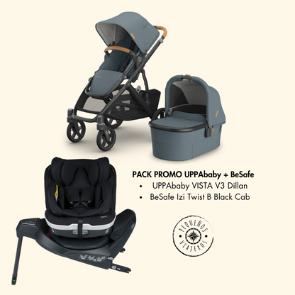Oferta carrito UPPAbaby VISTA combinado con silla BeSafe