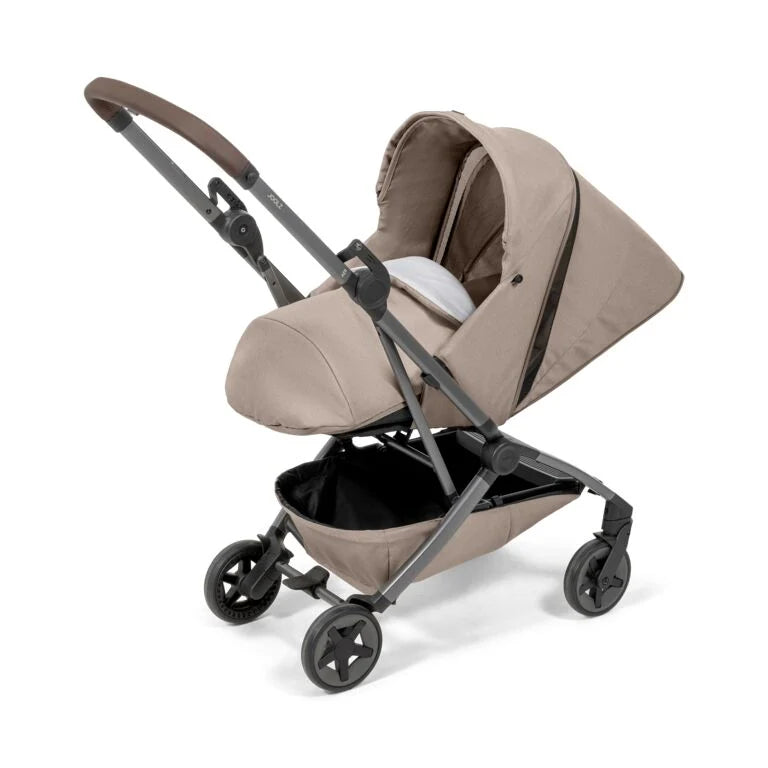 Joolz Aer2 Nest to Seat Sandy Taupe reclinado