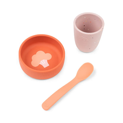 Set de regalo para bebés coral