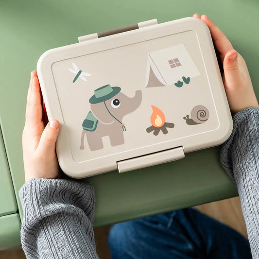 Caja de almuerzo con separador | Aventura Beige