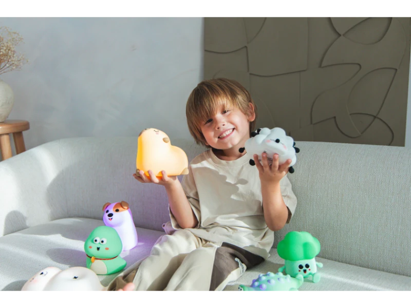 Luces de noche infantiles de silicona