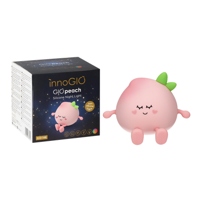 Lámpara nocturna melocotón para niños