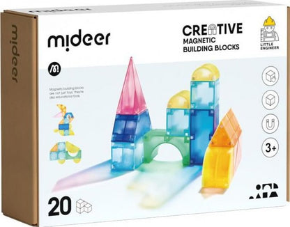 Bloques magnéticos | Juego construcción 3D (20 piezas)