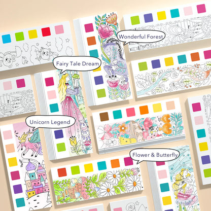 Colorear con acuarelas | Flores