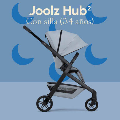 Detalle lateral capazo Joolz Hub2 Lunar Grey