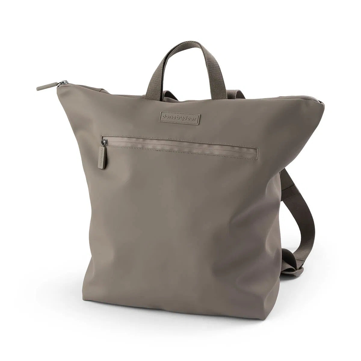Mochila cambiador color taupe
