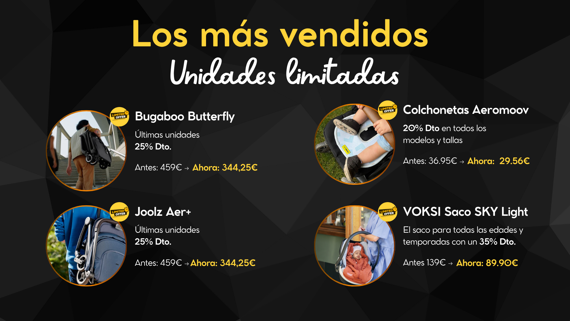 Productos bebé más vendidos en Black Friday