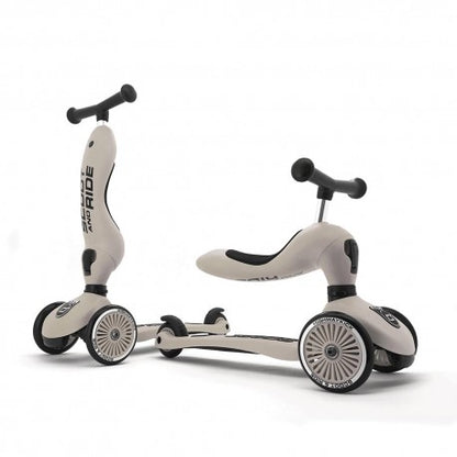 Patinete 2 en 1 HIGHWAYKICK ONE | Gris ceniza