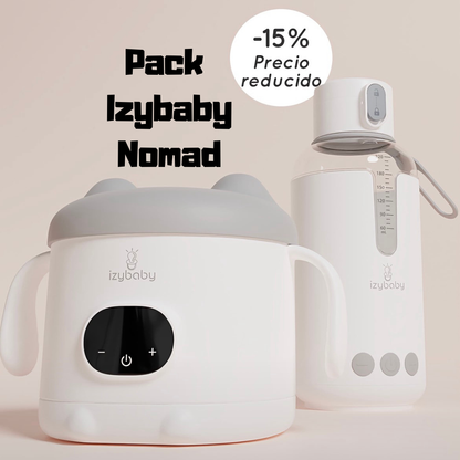 PACK Izyaby Nomad | Calienta sólidos y calienta biberones portátil