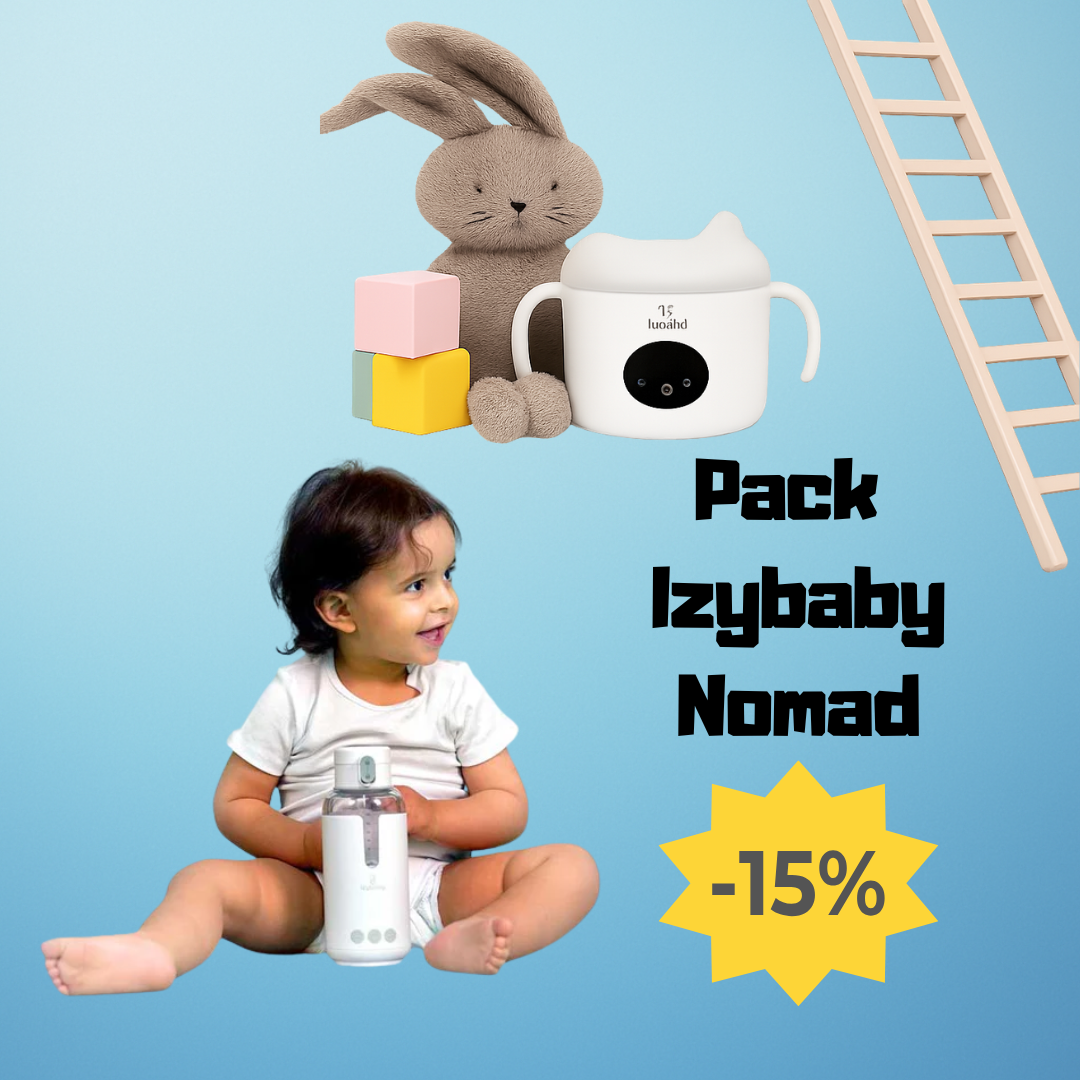 PACK Izyaby Nomad | Calienta sólidos y calienta biberones portátil