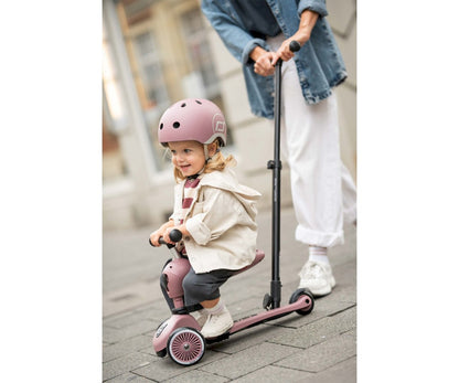 Patinete 3 en 1 HIGHWAYKICK 1 Push and Go | Rosa Wildberry