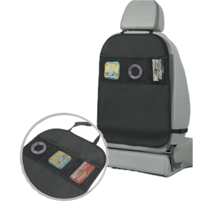 Protector asiento delantero del coche para las patadas de los niños durante el viaje