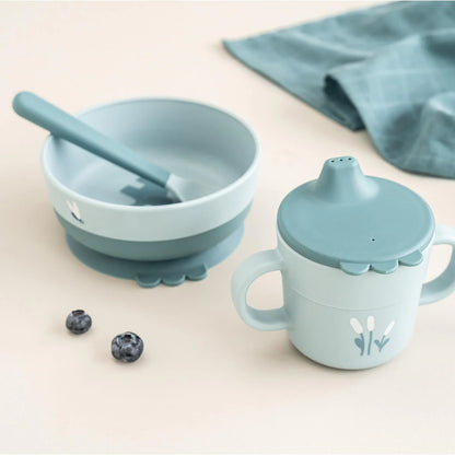 Set mi primera comida para bebé azul
