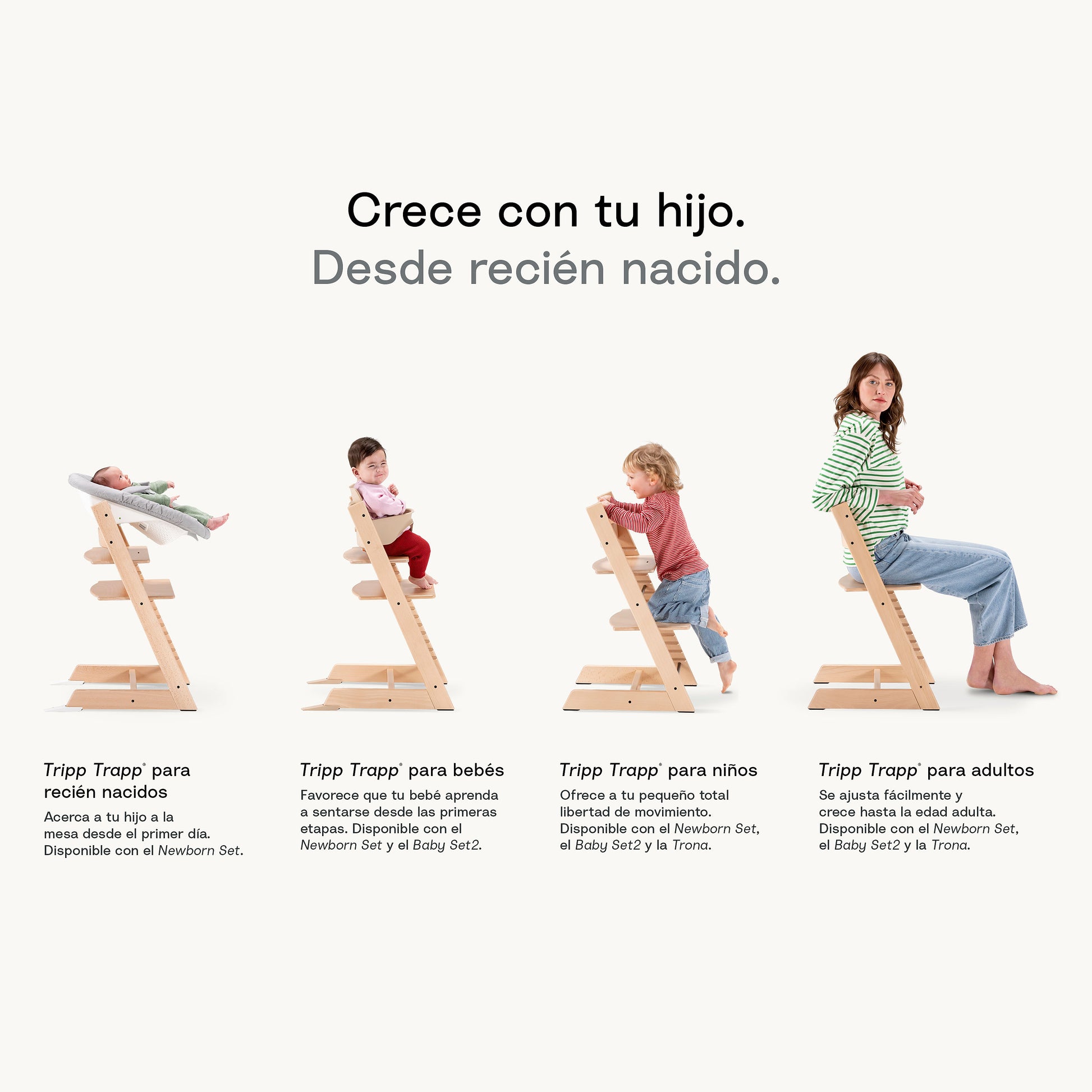 Trona evolutiva Stokke Tripp Trapp disponible en tu tienda de bebés favorita