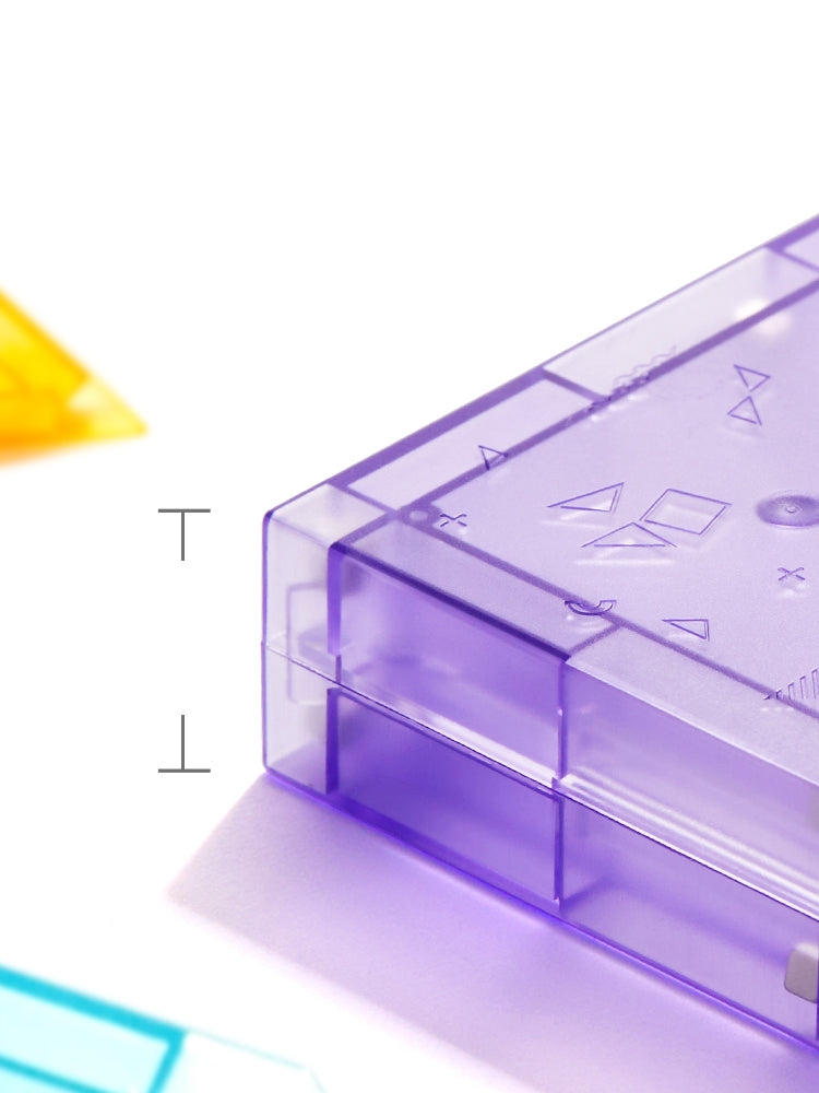 Tangram magnético 3D con reloj de arena