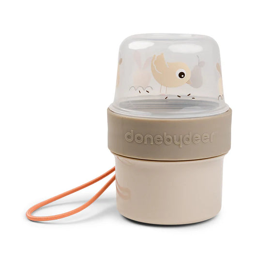 To go - Recipiente para snacks de 2 compartimentos Pequeño | Arena