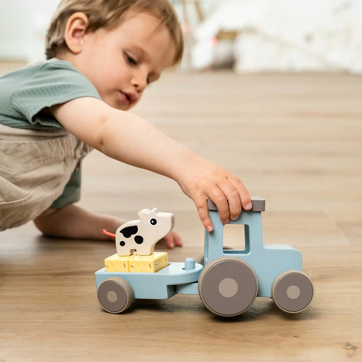 Tiny farm Tractor - Dotti | Azul