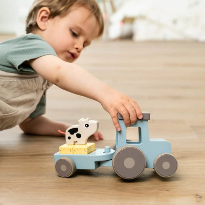 Tiny farm Tractor - Dotti | Azul