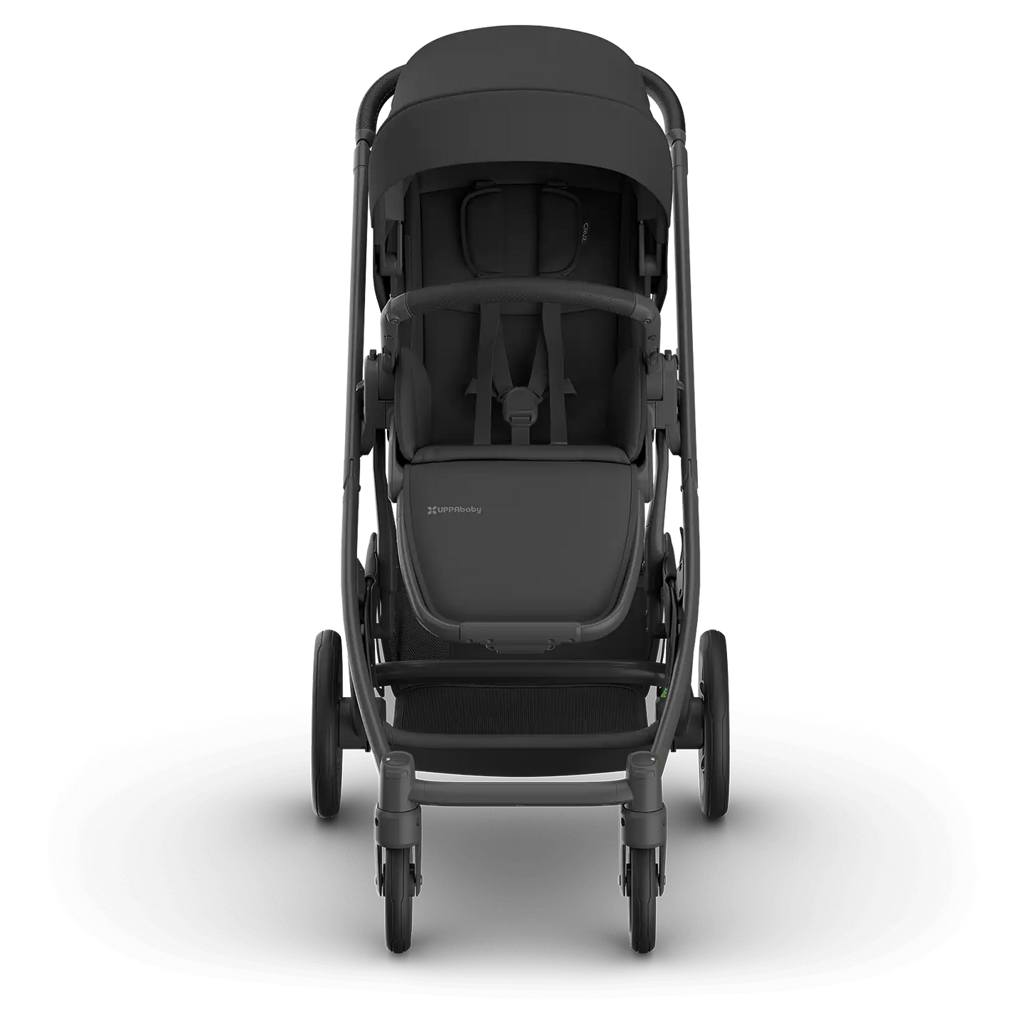 Vista frontal del cochecito UPPAbaby CRUZ V3