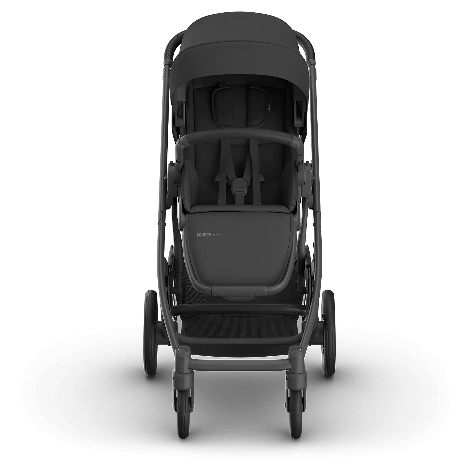 Vista frontal del cochecito UPPAbaby CRUZ V3