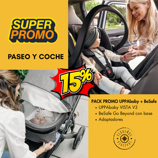 PROMO UPPAbaby VISTA V3 + BeSafe Go Beyond completo