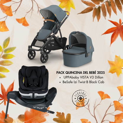 Cochecito UPPAbaby VISTA con silla BeSafe en color Dillan, oferta Quincena del Bebé 2025