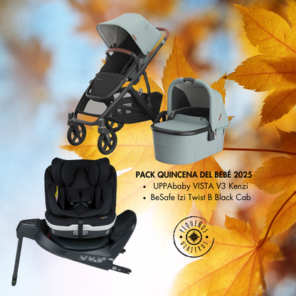 Cochecito UPPAbaby VISTA con silla BeSafe en color Kenzi, campaña Quincena del Bebé 2025