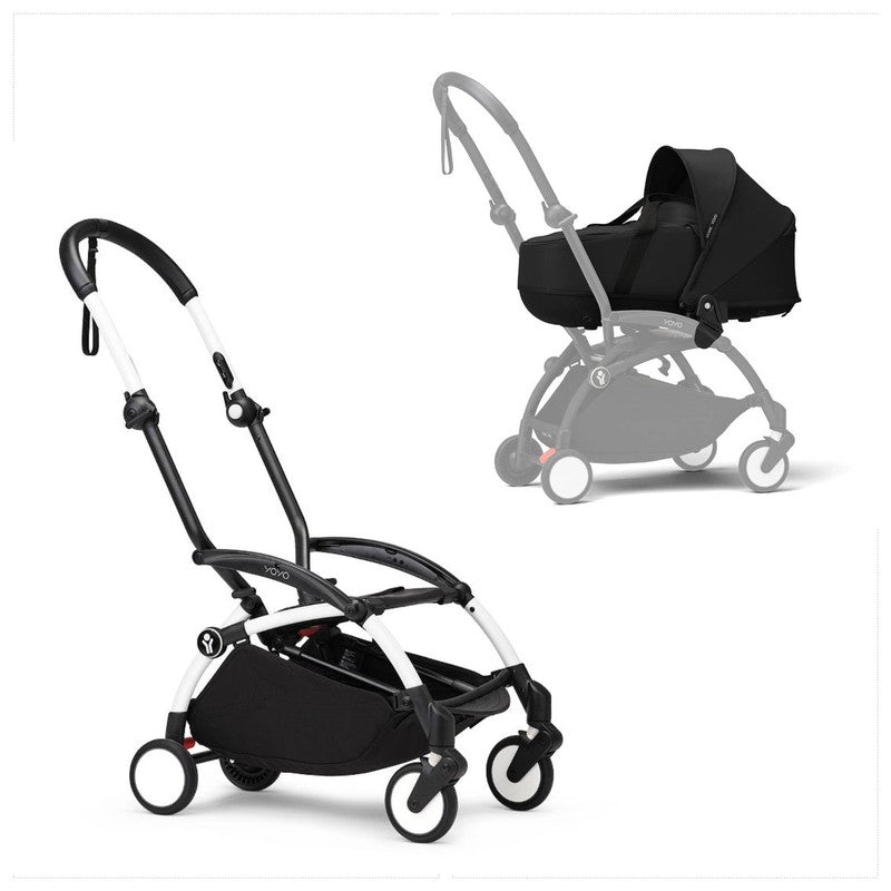 Pack Silla Stokke® YOYO³ | Chasis + Capazo Recién nacido + Textil 6m