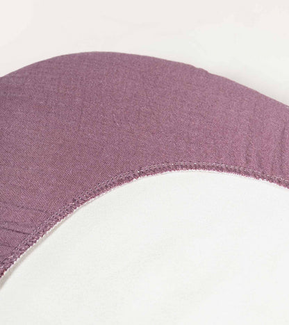 Sábana bajera de muselina 74x32cm | Malva
