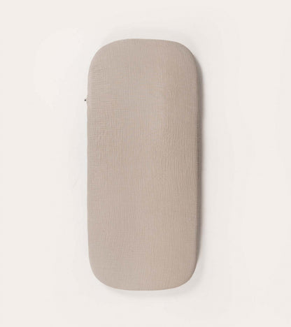 Sábana bajera de muselina 74x32cm | Beige