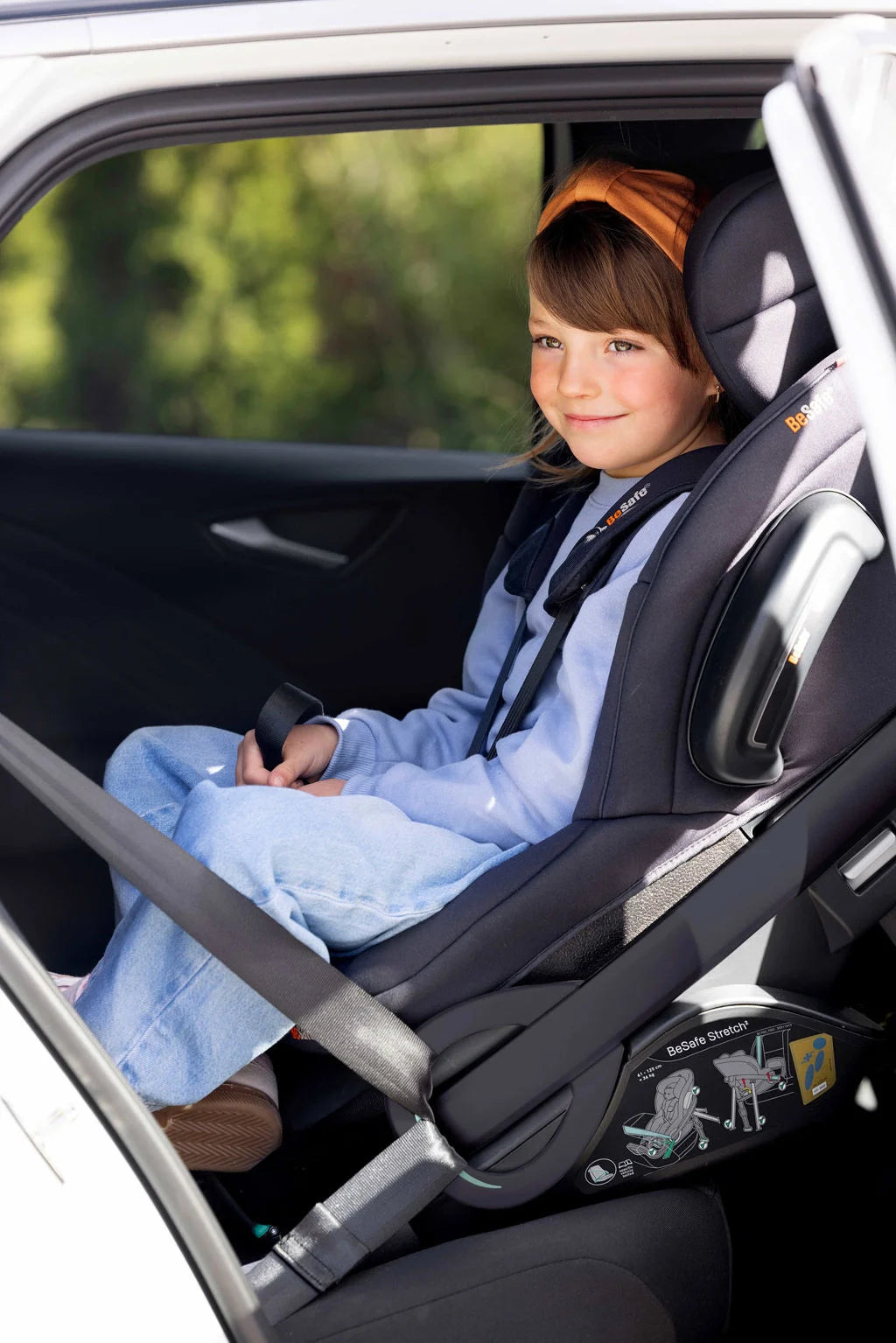 Descubre la silla de coche BeSafe Stretch 2 de larga duración A ContraMarcha y máxima seguridad