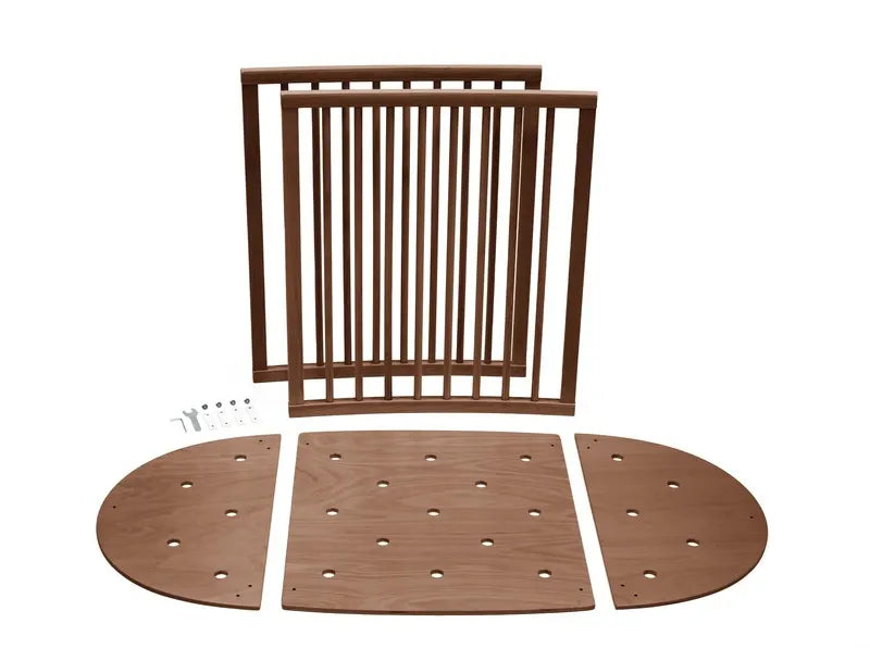Extensión para cama Stokke Sleepi V3 en color Warm Brown, ideal para bebés en crecimiento
