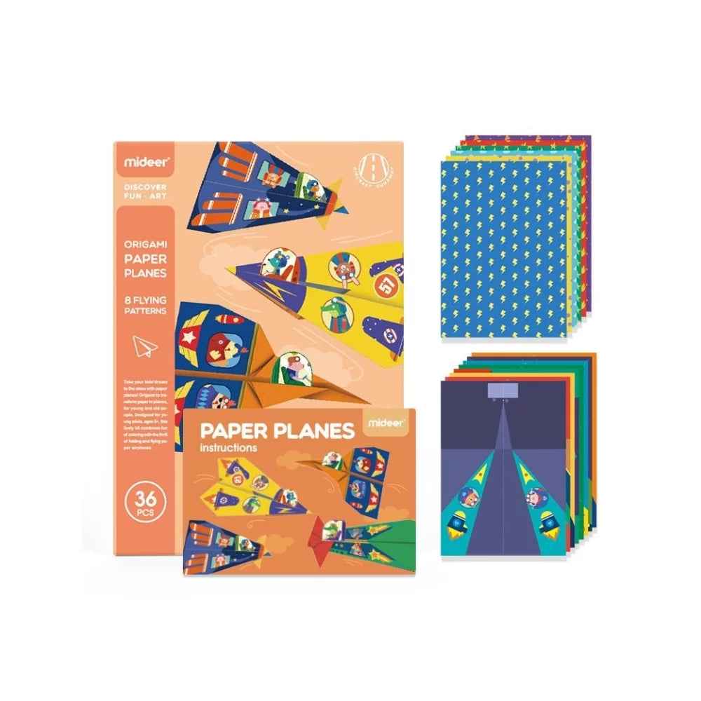 Kit aviones de papel Mideer