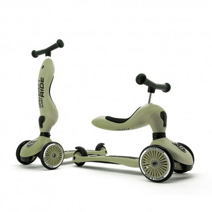 Patinete 2 en 1 HIGHWAYKICK ONE | Olive